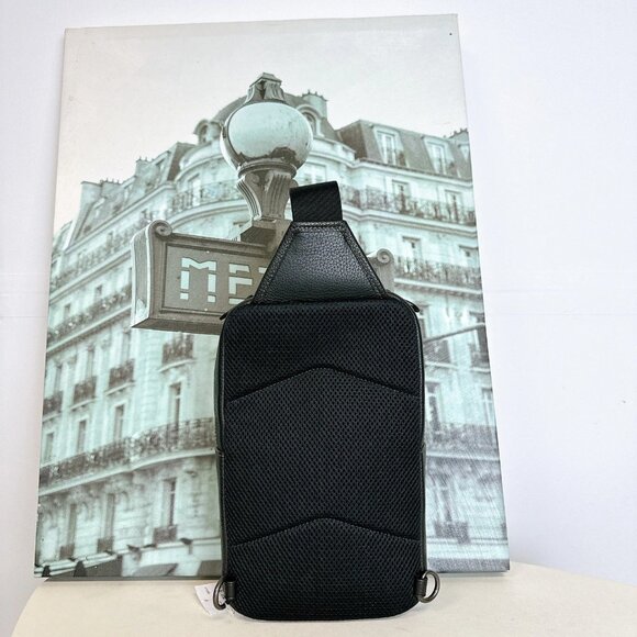 Coach C9865 Sullivan Pack In Blocked Signature Canvas IN Khaki Charcoal - Picture 3 of 8